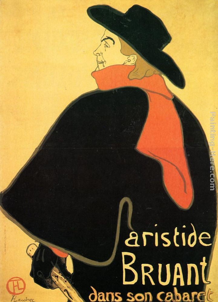 Henri de Toulouse-Lautrec Aristede Bruand at His Cabaret